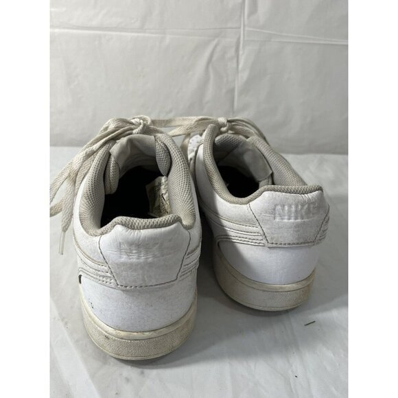 Court Vision Low CD5434-100 Leather All White Size 10 - Picture 12 of 12